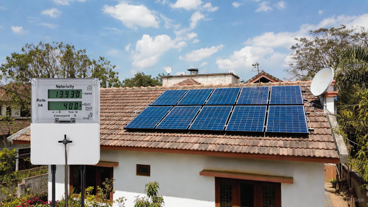 Karnataka solar net metering explained for rooftop solar systems in 2026