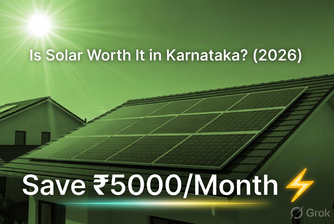 Is solar worth it in Karnataka 2026 rooftop solar savings India