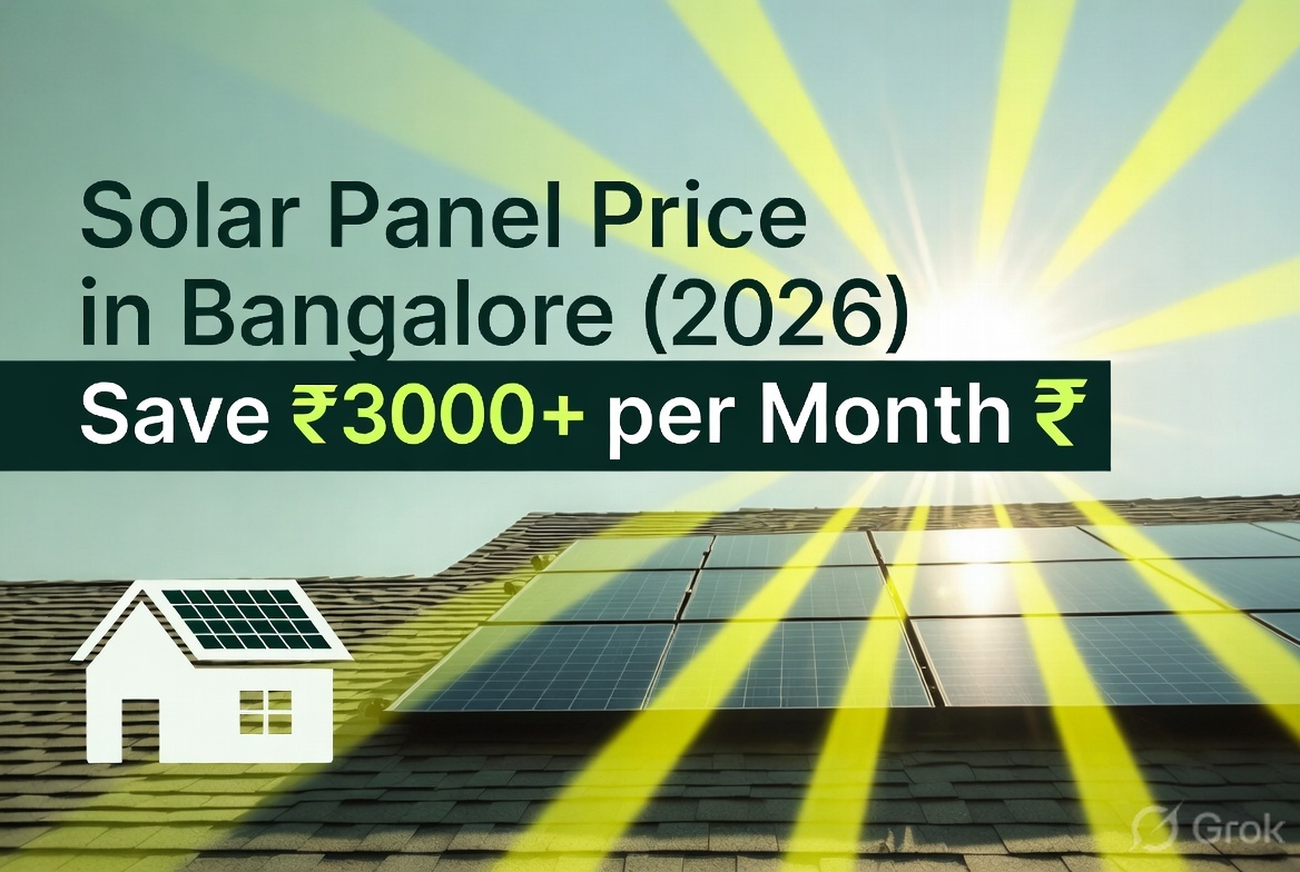 Solar Panel Price in Bangalore (2026)