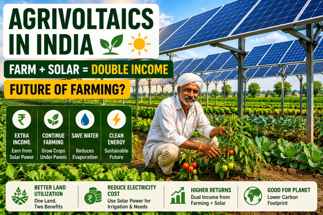 agrivoltaics India solar farming future Karnataka farmers